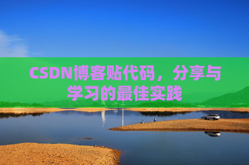 CSDN博客贴代码，分享与学习的最佳实践